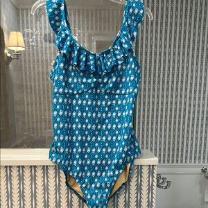 Blue Patterned Cabana Life women’s Swimsuit